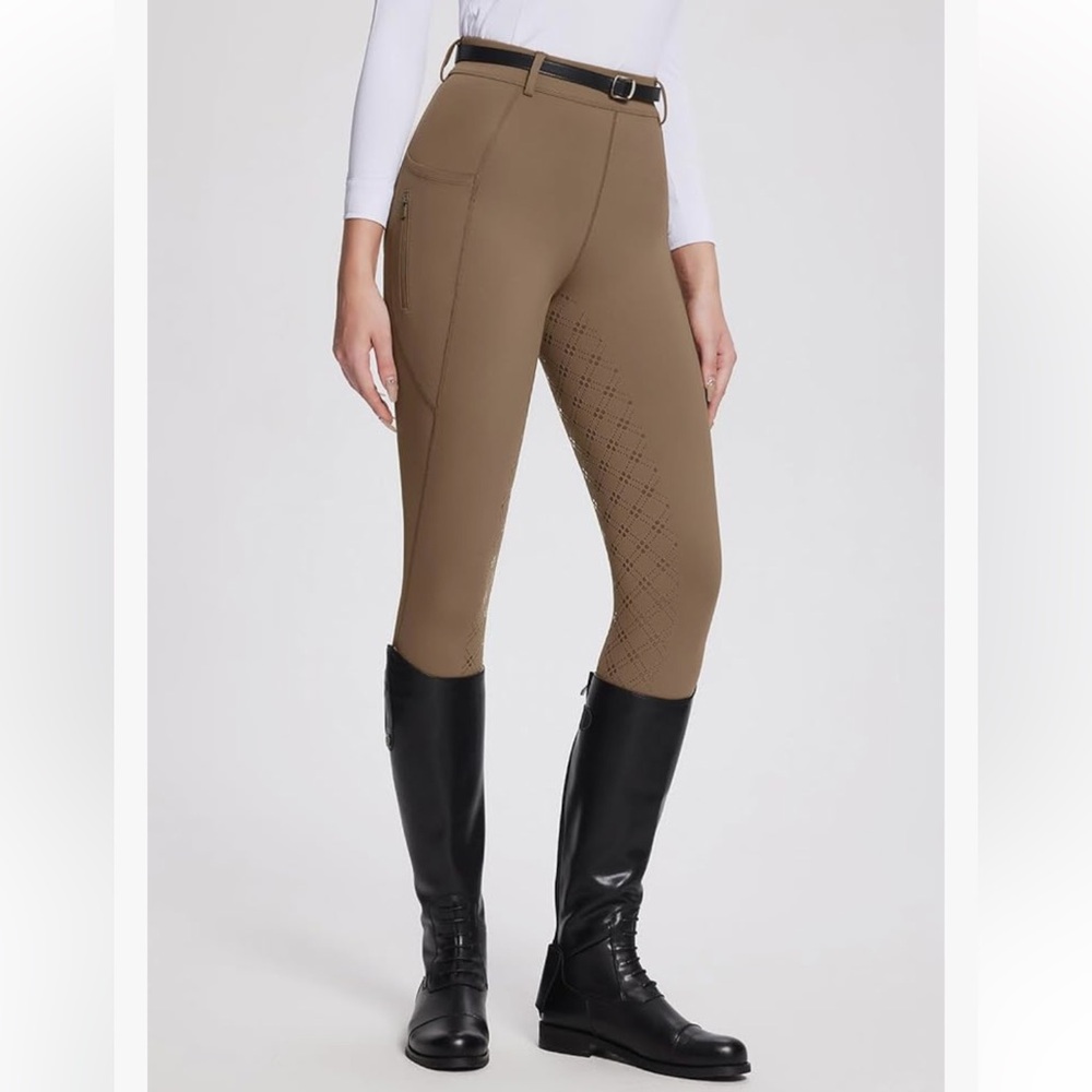 baleaf Horse Riding Pants Equestrian Full Seat Breeches Horseback Zipped Pocket